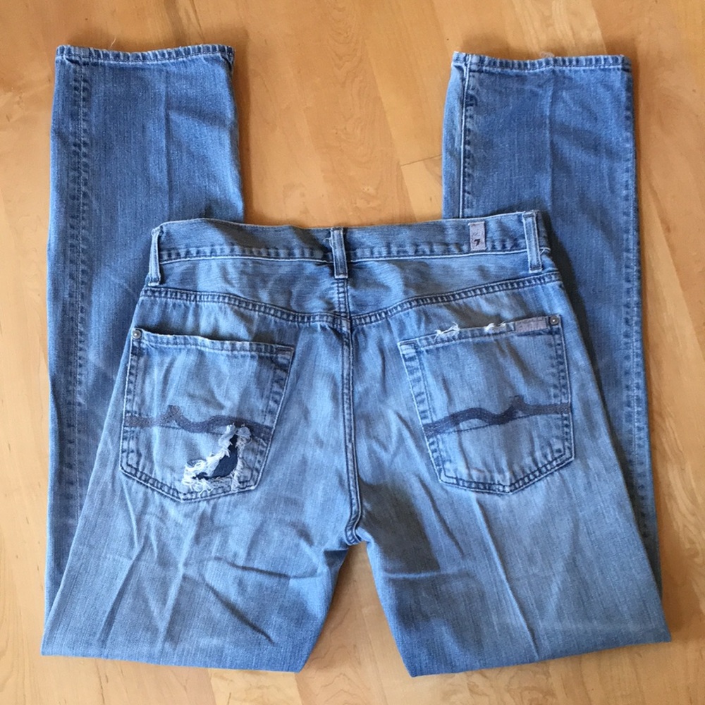 7 For All Mankind | Men's Slimmy Destructed Jeans